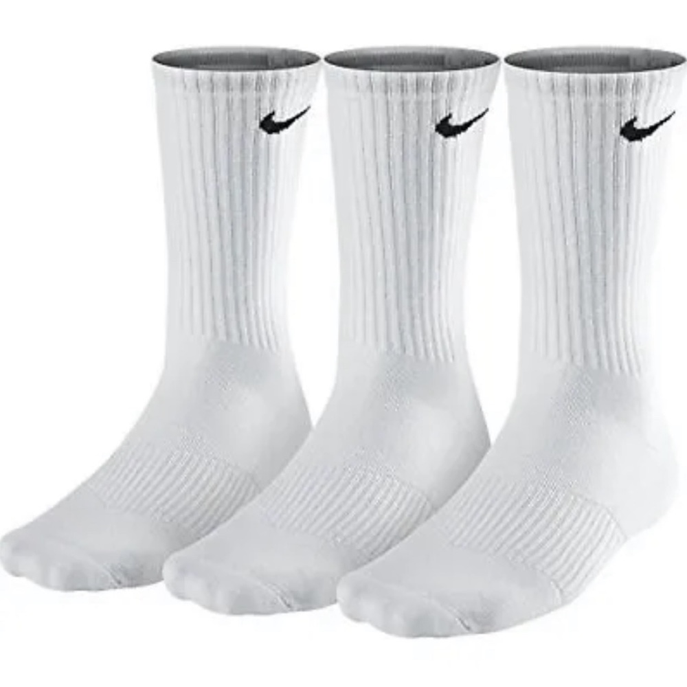 ORIGINAL NEW NIKE Unisex Performance Cushion Crew Training Socks Long (3 Pairs)